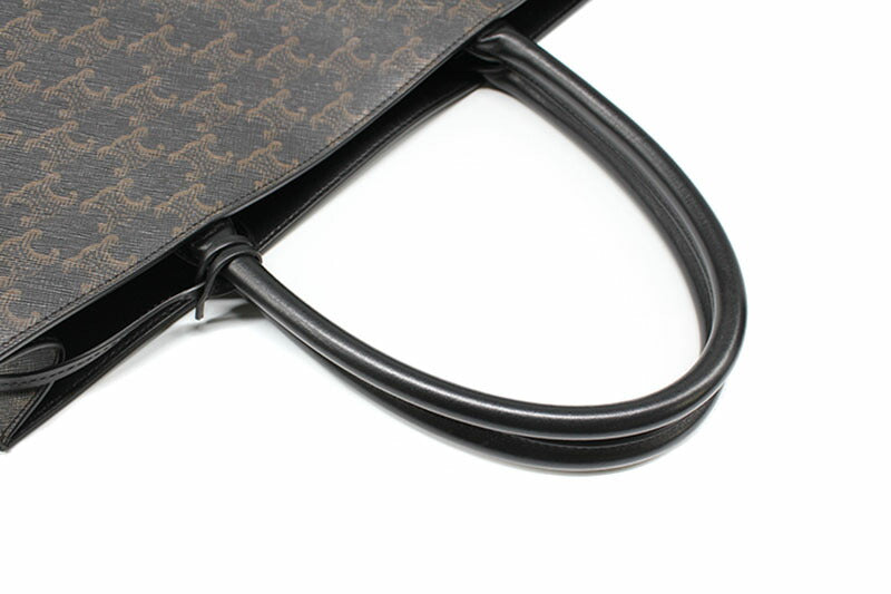 [CELINE] Vertical Hippo Large Triomphe Canvas Tote Bag 191492CIM.38NO Gold