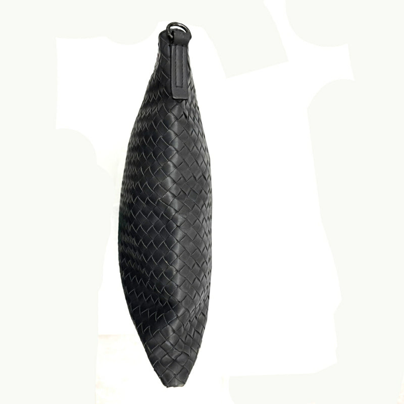 [Used] BOTTEGA VENETA Intrecciato Shoulder Bag Gray Men's Women's Unisex Gray
