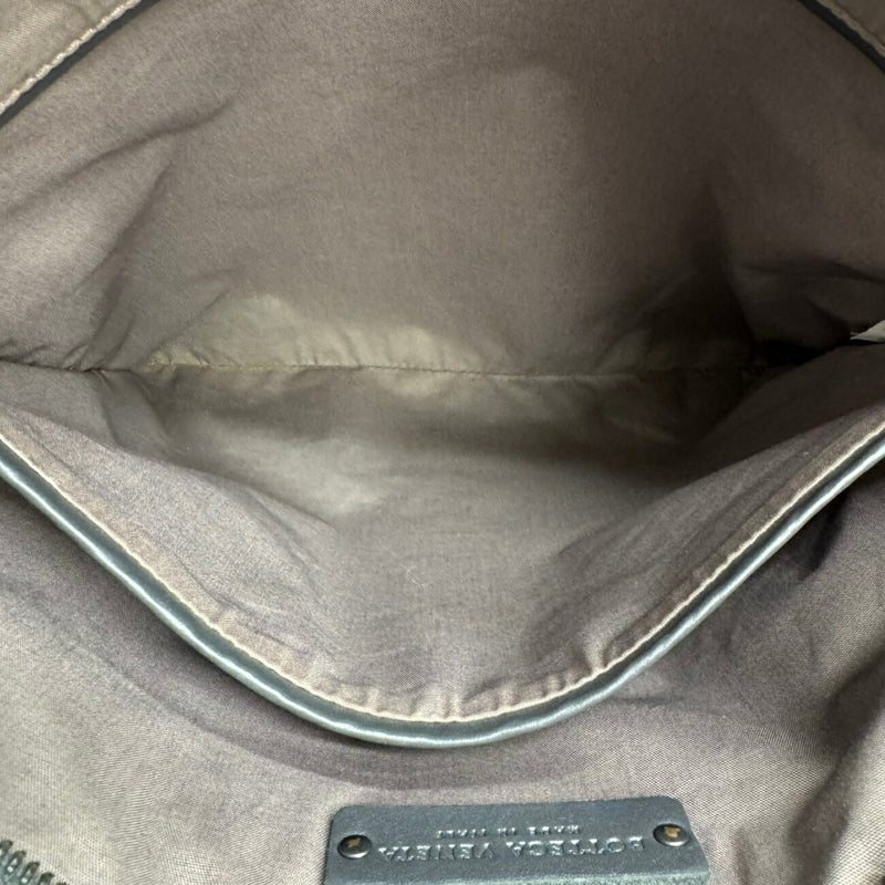[Used] BOTTEGA VENETA Intrecciato Shoulder Bag Gray Men's Women's Unisex Gray