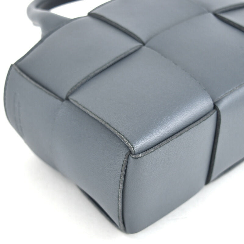 Bottega Veneta Bag Women's Maxi Intrecciato Candy Arco Tote Bag Leather Gray