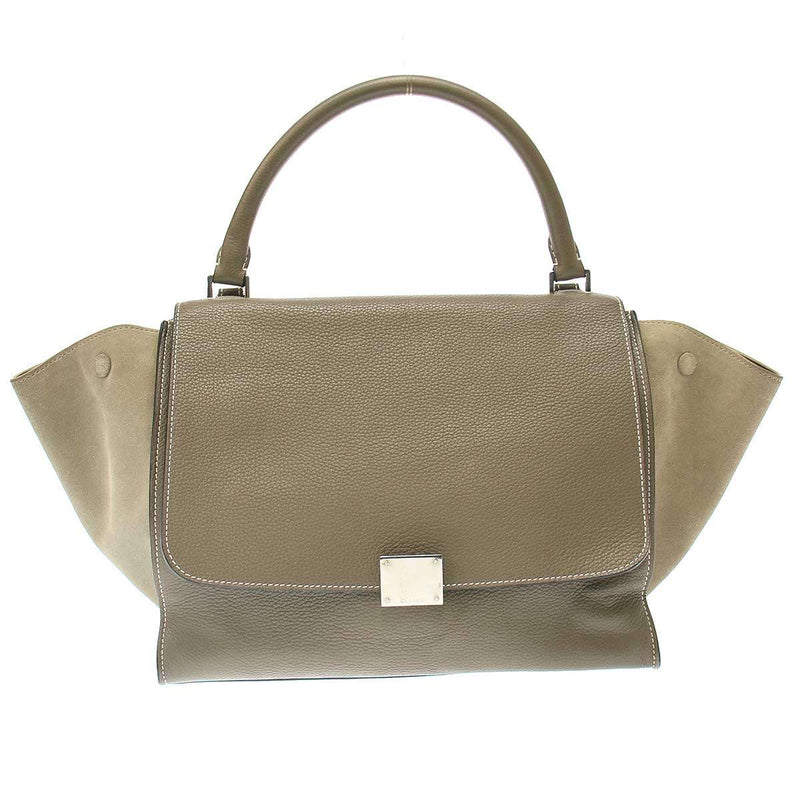 CELINE Trapeze Bag Beige [Used] ITQZTLRO3W7Q