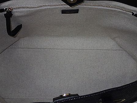 ★[Free Shipping] JIMMY CHOO CANVAS LOGO TOTE Raffia Tote Bag J000158484001