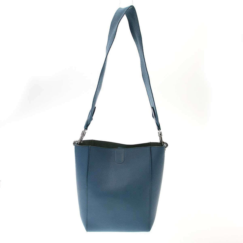 CELINE SANGLE SMALL BUCKET BAG Sangle Small Bucket Bag Blue [Used] ITFEBUYISWXW