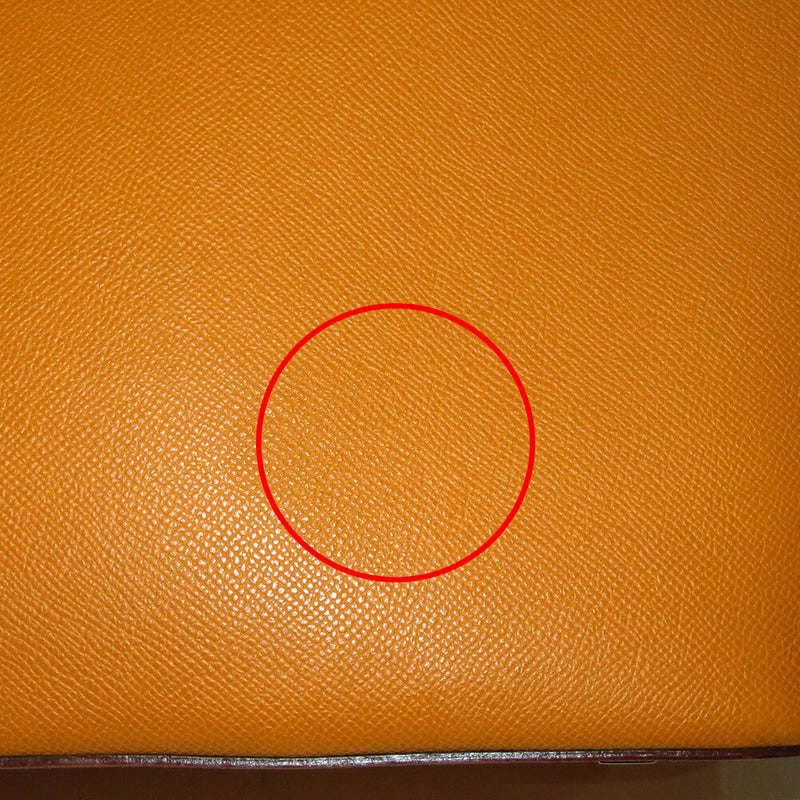 Used Celine bag handbag AB rank leather orange gold hardware for women CELINE