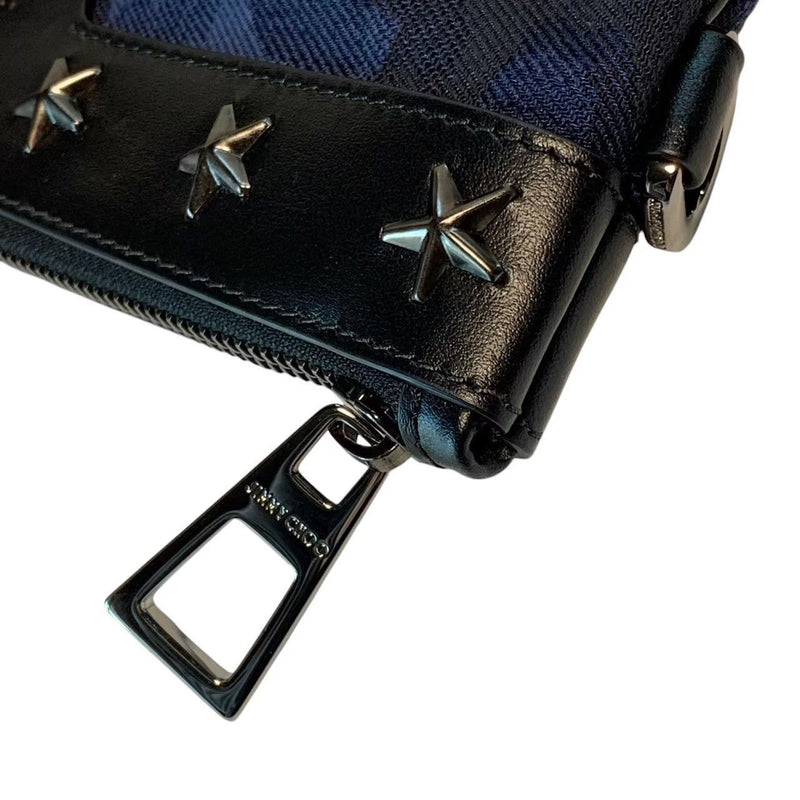 ""JIMMY CHOO Jimmy Choo Bag Clutch Bag Second Bag High Brand Blue Black
