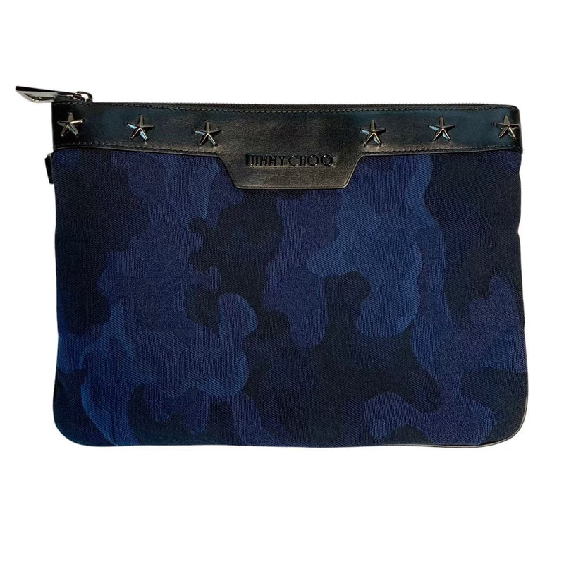 ""JIMMY CHOO Jimmy Choo Bag Clutch Bag Second Bag High Brand Blue Black