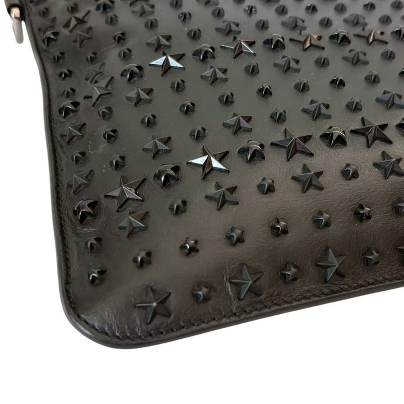 ""JIMMY CHOO Jimmy Choo Bag Clutch Bag Brand Bag Black DEREK Star Studs Leather