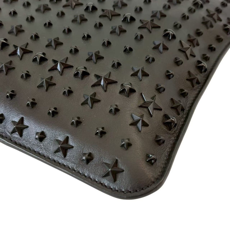 ""JIMMY CHOO Jimmy Choo Bag Clutch Bag Brand Bag Black DEREK Star Studs Leather