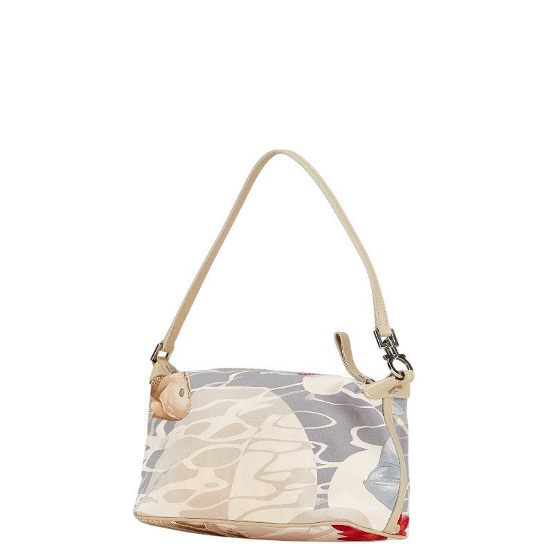 Salvatore Ferragamo Handbag Gancini Rank B AU-21 3912 Flower Fish Salvatore