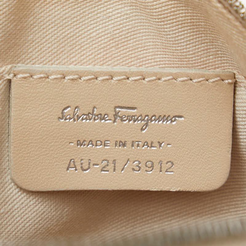 Salvatore Ferragamo Handbag Gancini Rank B AU-21 3912 Flower Fish Salvatore