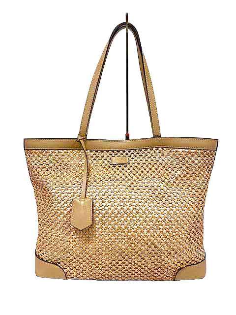 JIMMY CHOO Jimmy Choo Tote Bag Straw Bag Basket Bag Spring/Summer