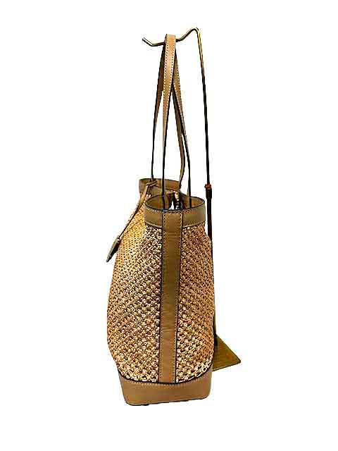 JIMMY CHOO Jimmy Choo Tote Bag Straw Bag Basket Bag Spring/Summer