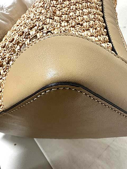 JIMMY CHOO Jimmy Choo Tote Bag Straw Bag Basket Bag Spring/Summer