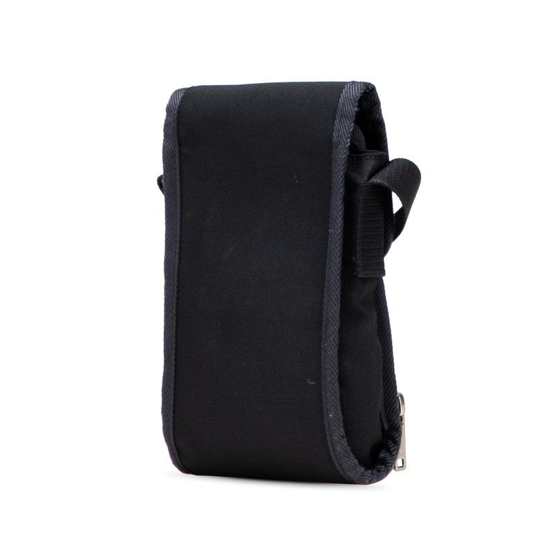 Used Celine trekking mobile pouch crossbody mini shoulder bag canvas AB rank