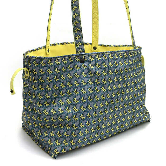 [Used] Bottega Veneta Bag Reversible Tote Bag Women's Lemon Yellow Logo 547381