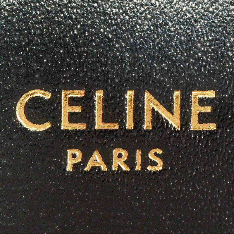 CELINE 16 Saize Classic Handbag Leather Black 2Way [Used]