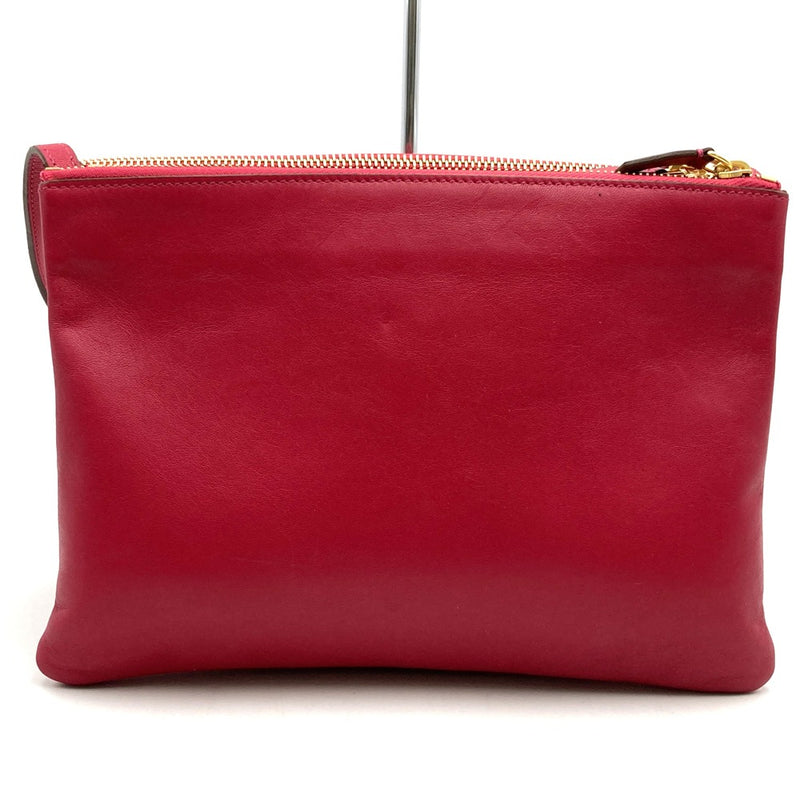[Celine good condition] CELINE Trio Shoulder Bag 0154 Crossbody Shoulder Dark