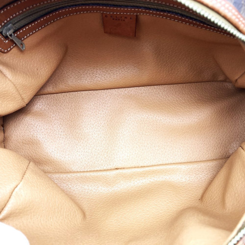 CELINE MC98/1 Macadam Handbag Vintage Retro Brown PVC/Leather Women's Men's