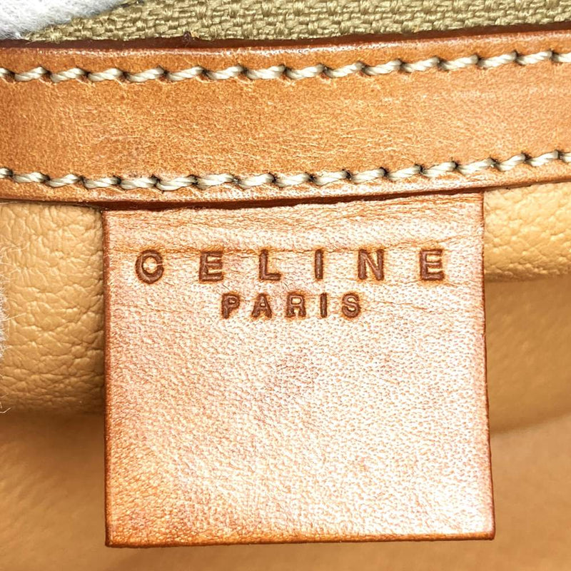 CELINE MC98/1 Macadam Handbag Vintage Retro Brown PVC/Leather Women's Men's