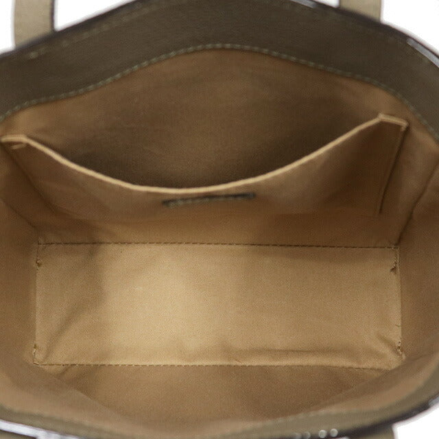 (Good condition) Jimmy Choo 2way handbag shoulder embossed leather grey taupe