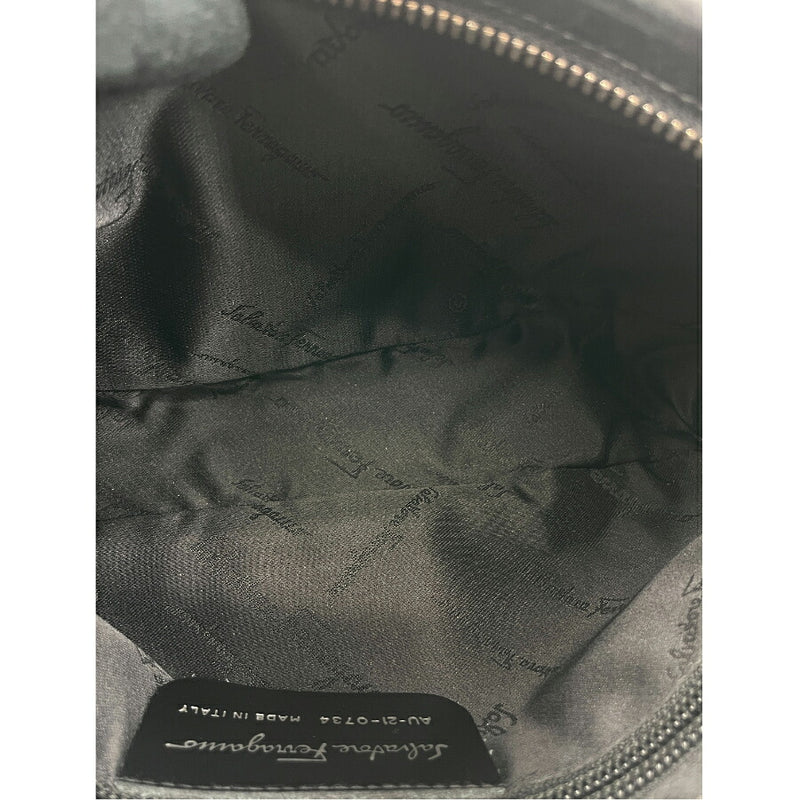Salvatore Ferragamo Salvatore Ferragamo One-shoulder bag Nylon x Leather Black
