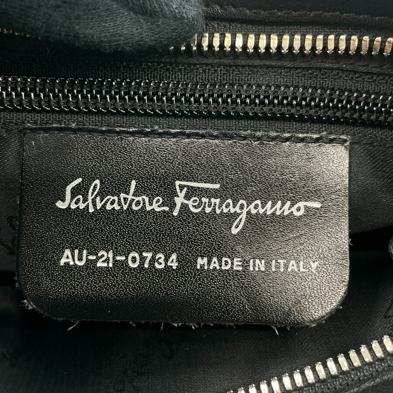 Salvatore Ferragamo Salvatore Ferragamo One-shoulder bag Nylon x Leather Black