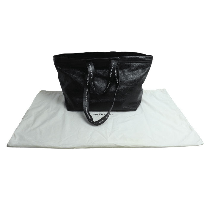 BALENCIAGA Carry Shopper S Tote Bag Black 480679 2-Way Shoulder Women [Used]