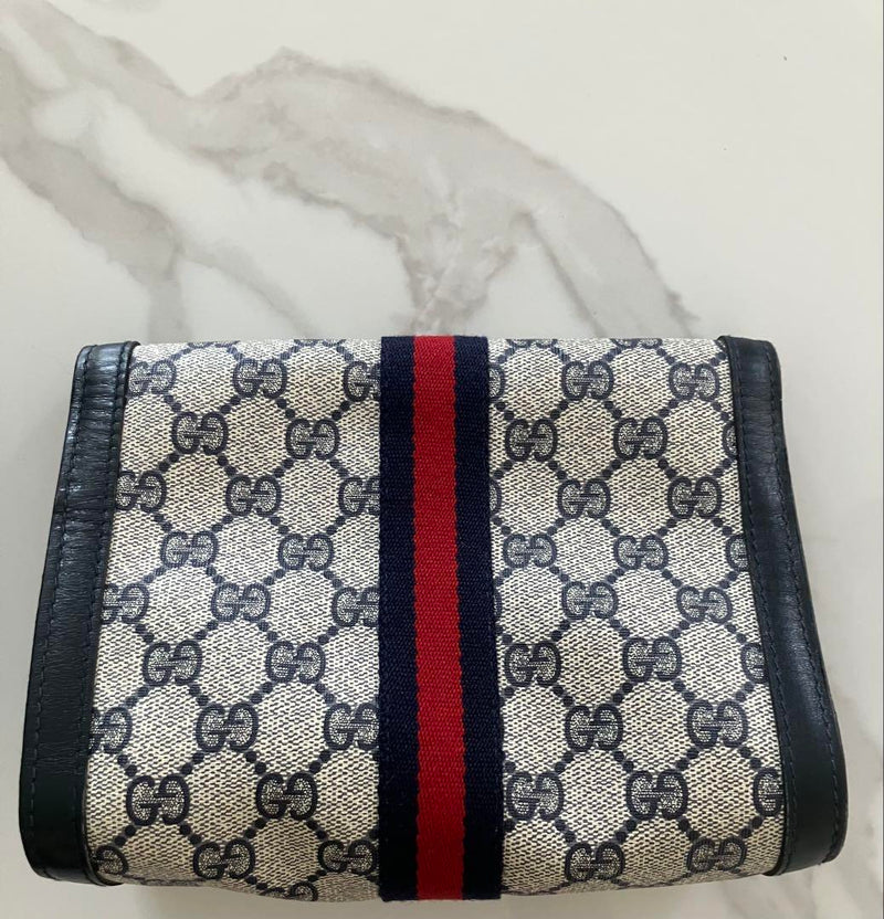GUCCI GG Canvas Mini Clutch Bag PVC