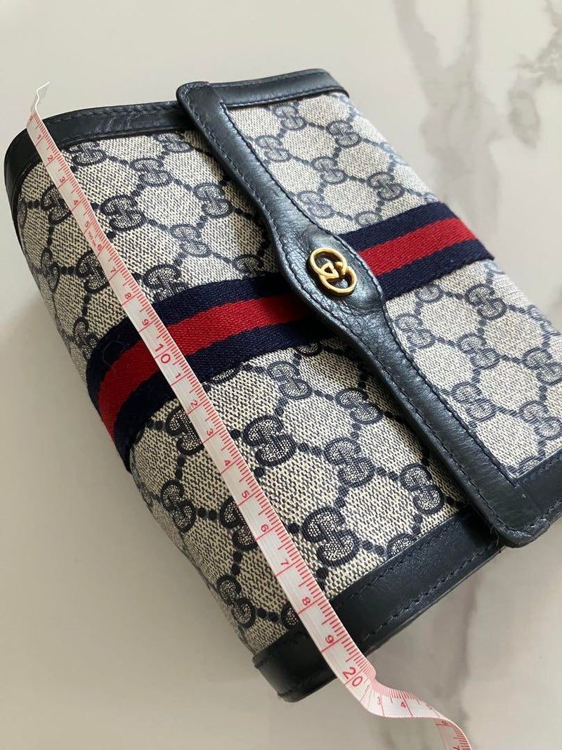 GUCCI GG Canvas Mini Clutch Bag PVC