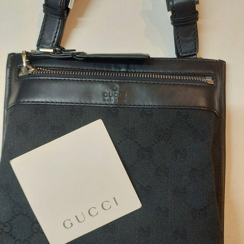 [Good condition] GUCCI Black Shoulder Bag Black
