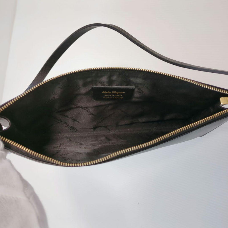 [Good condition] Salvatore Ferragamo Accessory Pouch Handbag Gancini