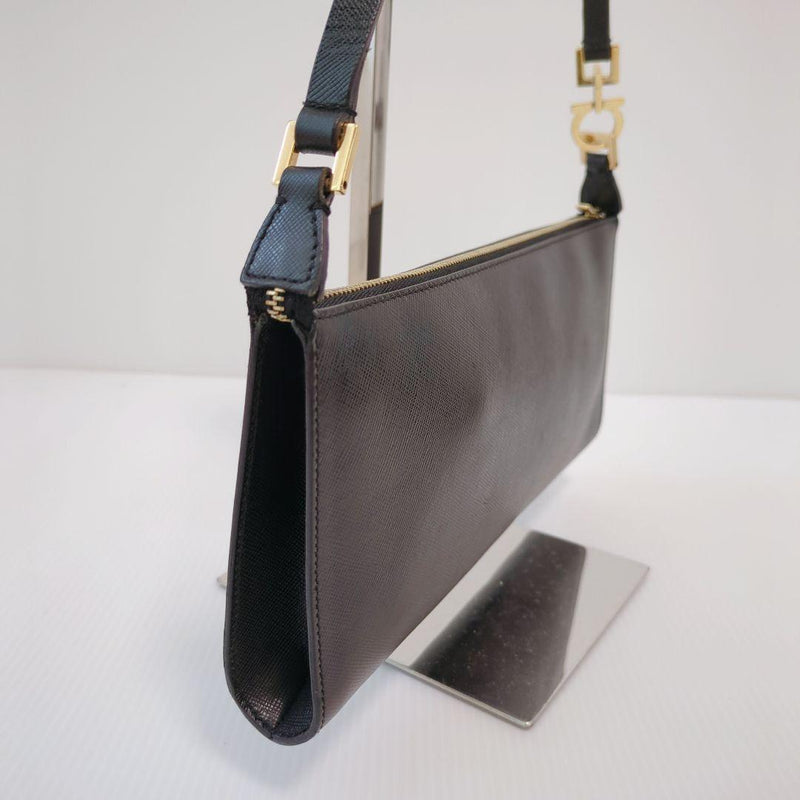 [Good condition] Salvatore Ferragamo Accessory Pouch Handbag Gancini