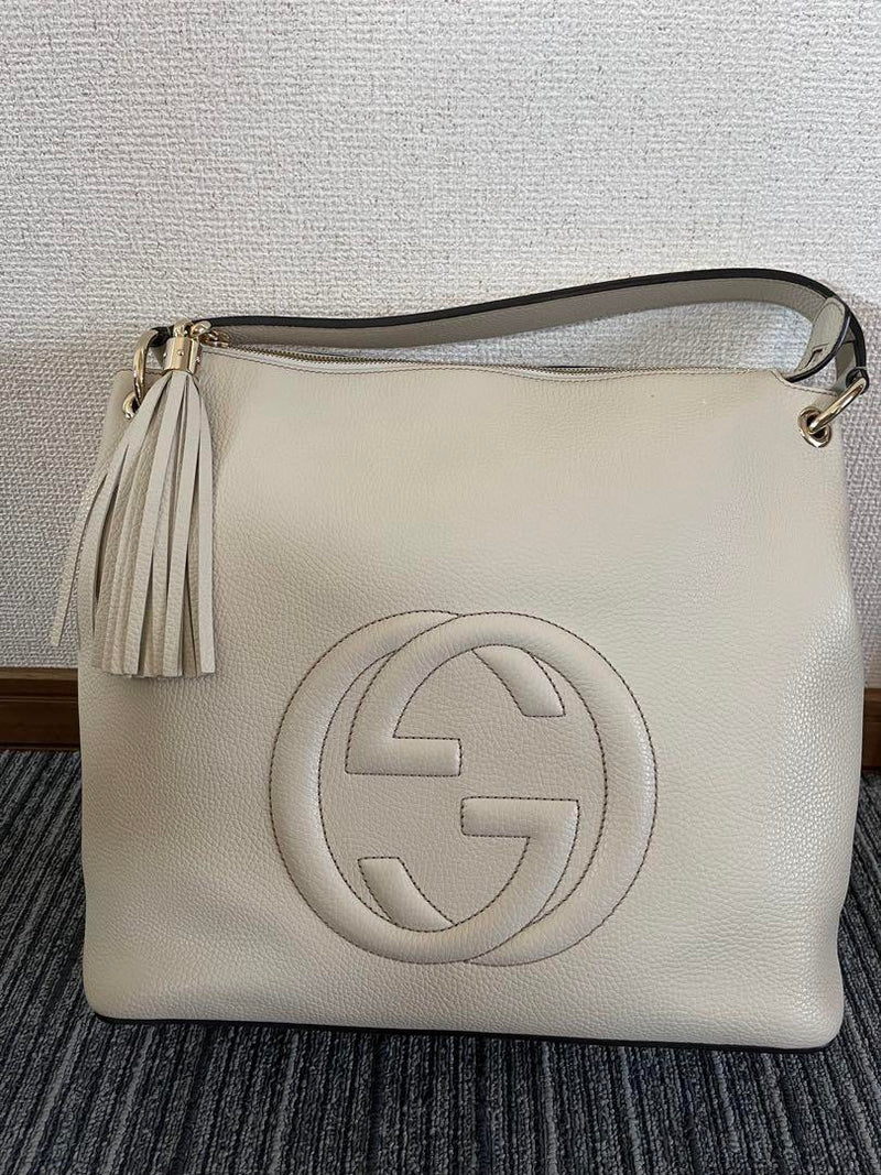 Rare color GUCCI SoHo 2way shoulder interlocking G
