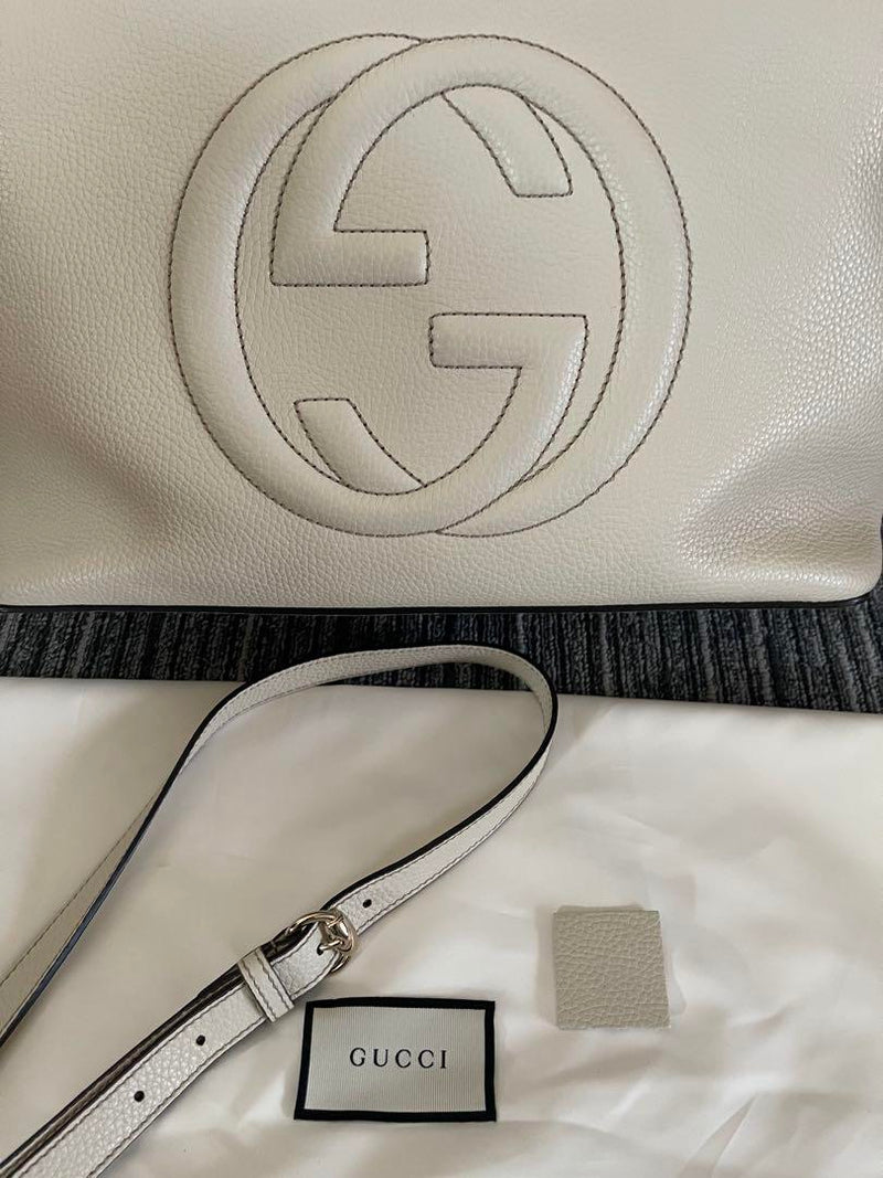 Rare color GUCCI SoHo 2way shoulder interlocking G