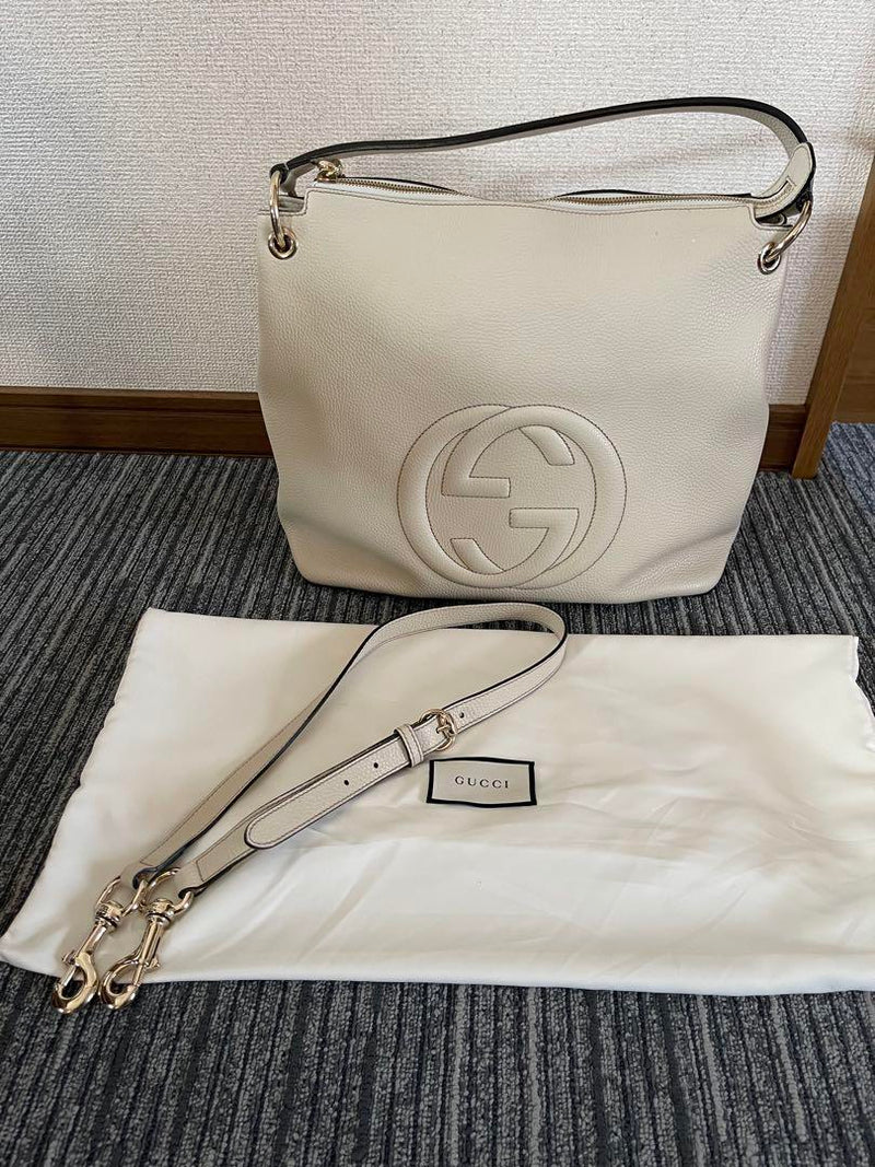 Rare color GUCCI SoHo 2way shoulder interlocking G