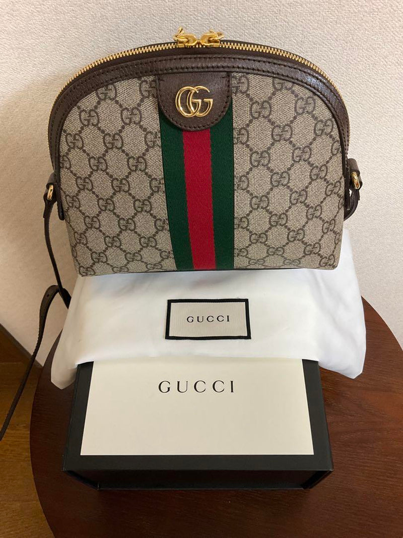 ☆Purchase at department store☆GUCCI GG pattern shoulder bag