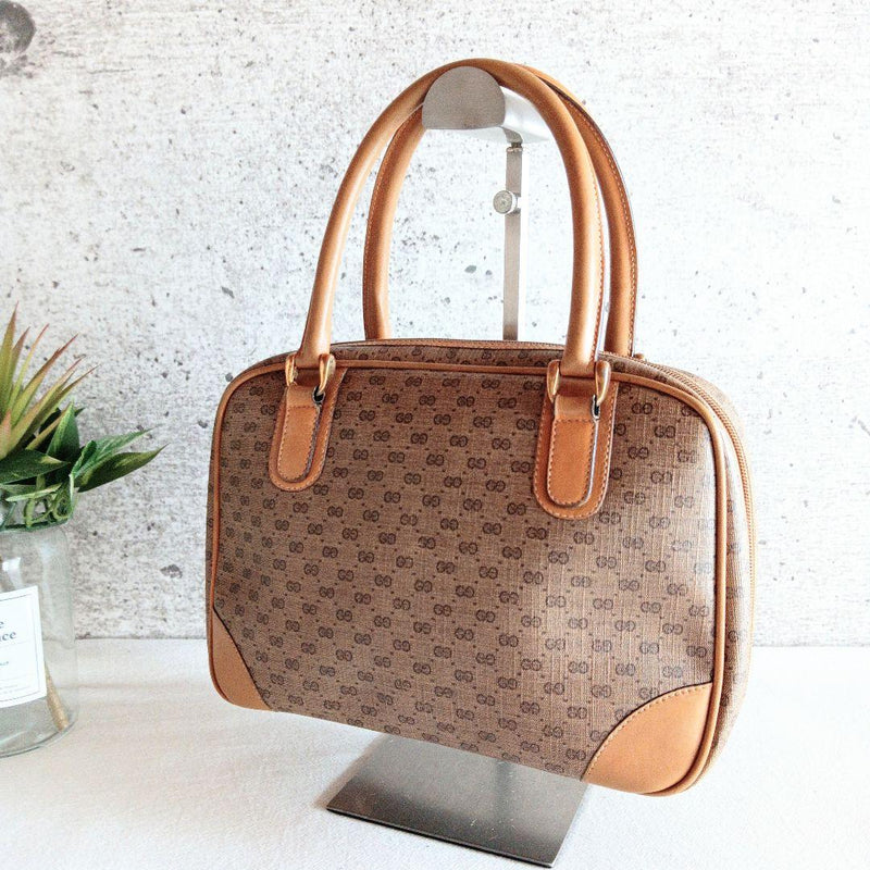 Good condition Old Gucci Handbag Bag Mini Boston Bag Women Men