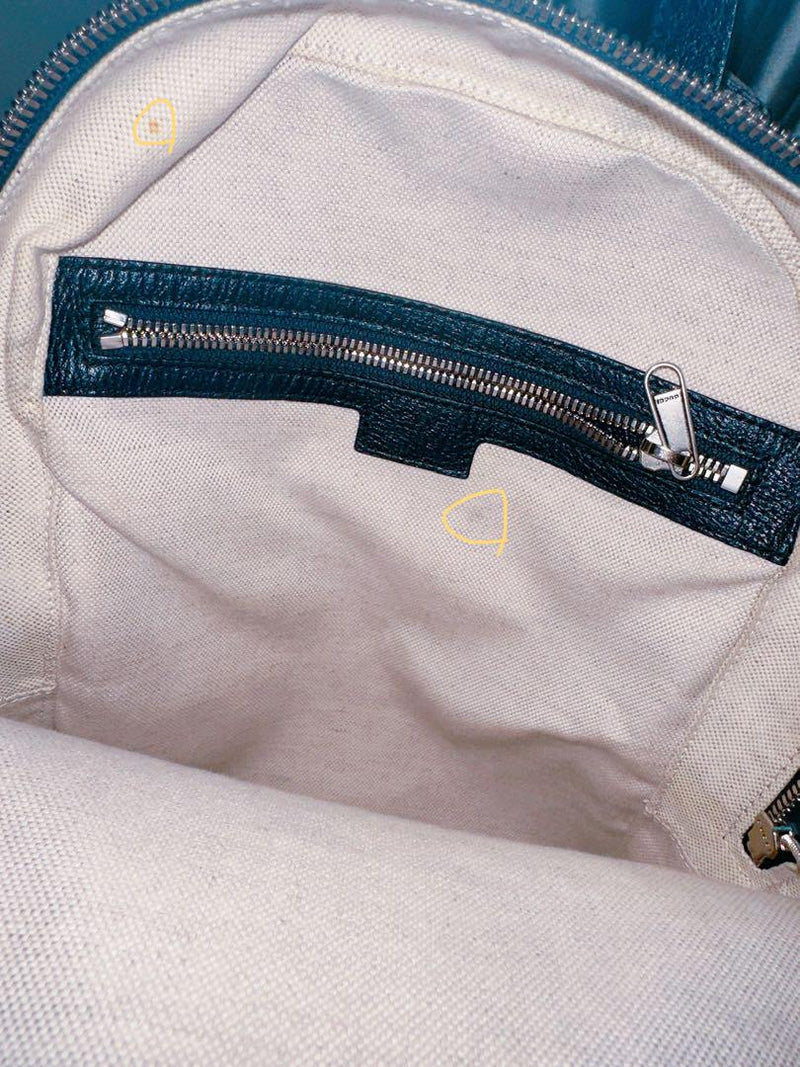 Gucci Ophidia GG Supreme Beige & Blue with bag, authenticated item