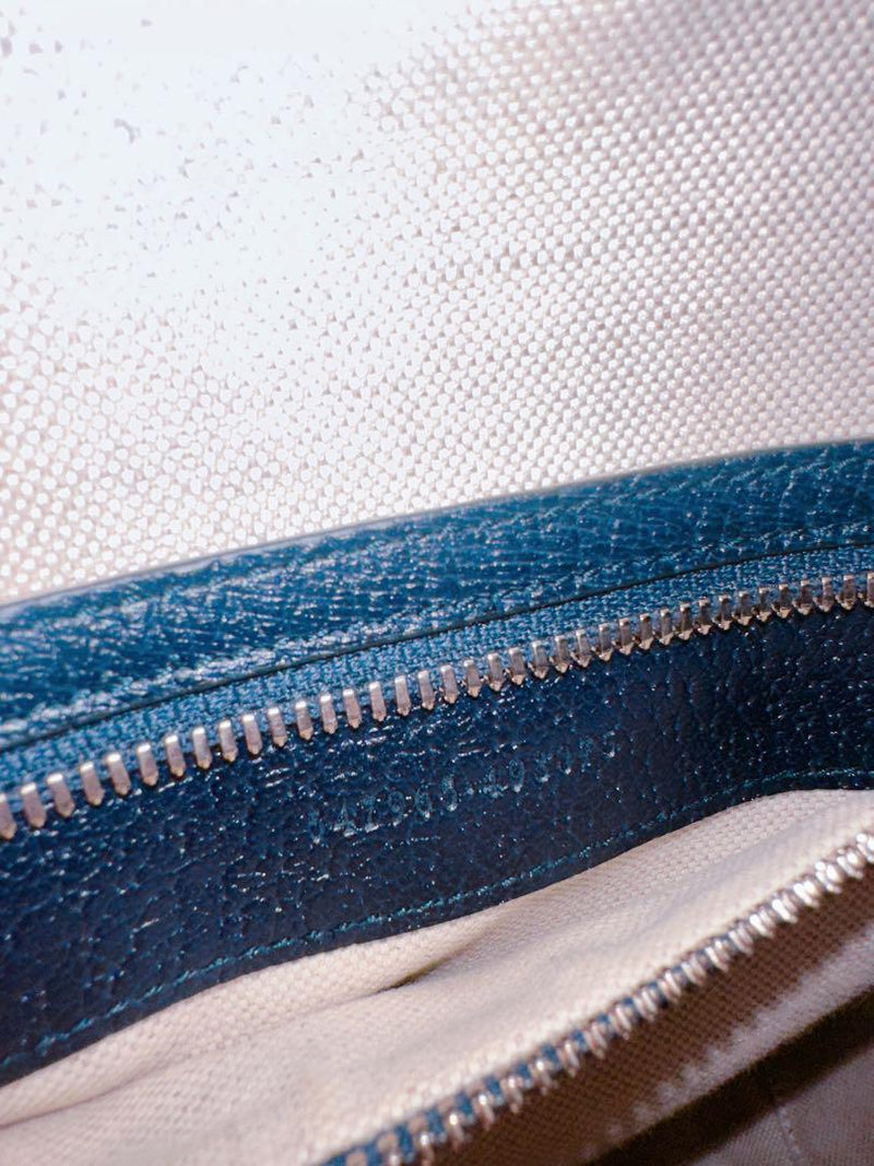 Gucci Ophidia GG Supreme Beige & Blue with bag, authenticated item