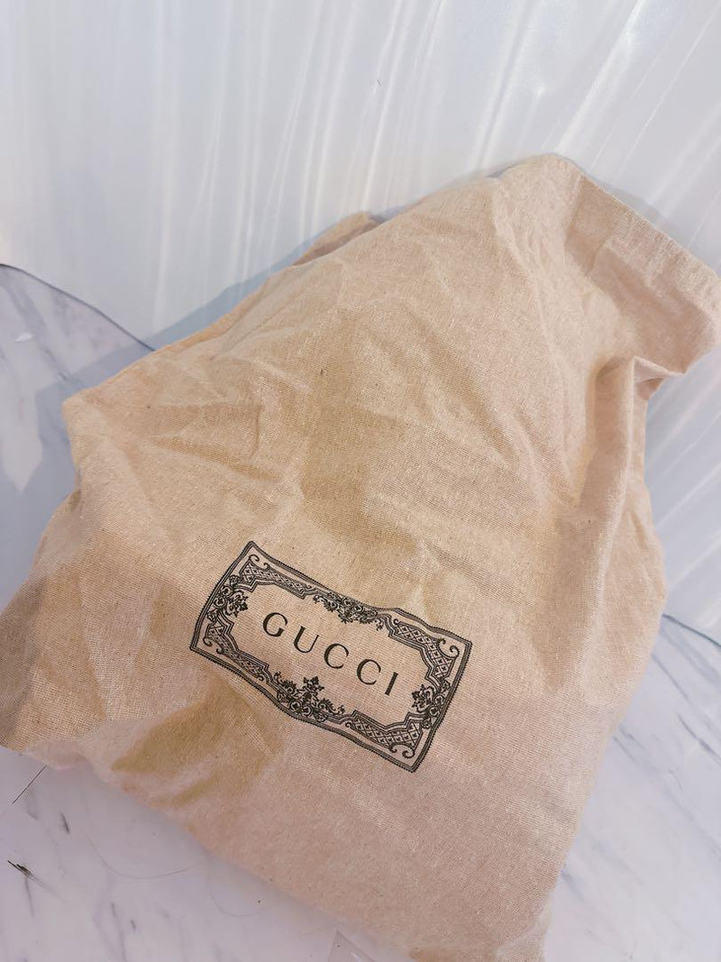 Gucci Ophidia GG Supreme Beige & Blue with bag, authenticated item
