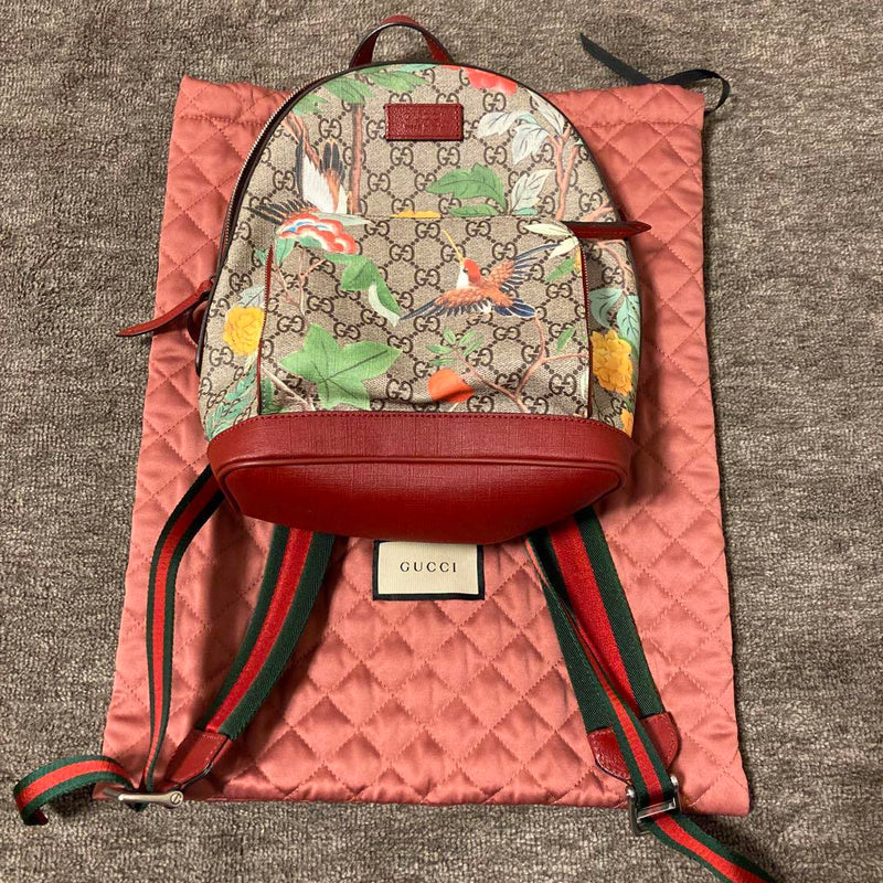 GUCCI Gucci Backpack Backpack GG Pattern Bird Bird Supreme