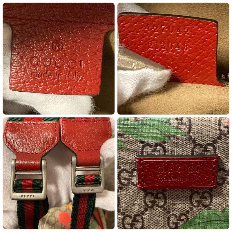 GUCCI Gucci Backpack Backpack GG Pattern Bird Bird Supreme