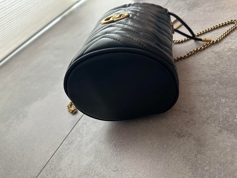 Gucci Mini Bucket Bag Quilted GG Marmont