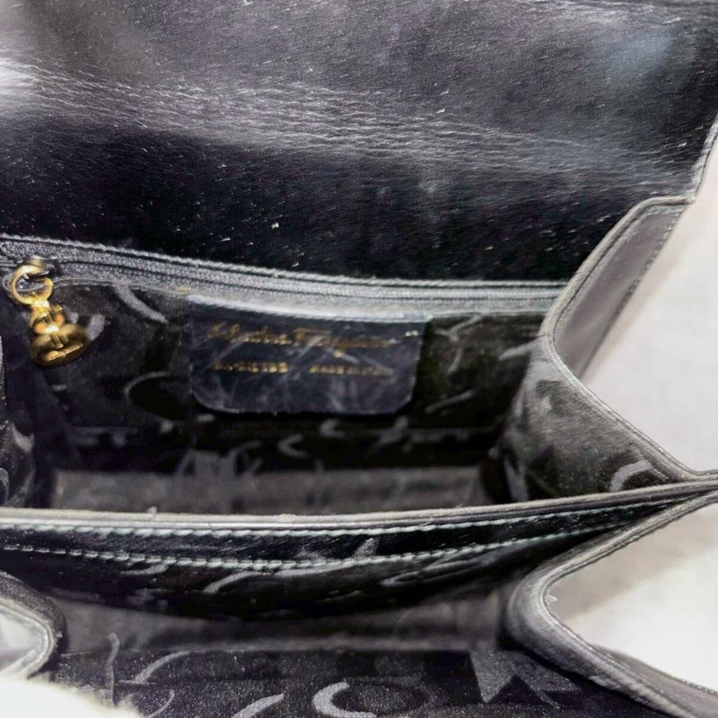 ✨ Beautiful condition✨ Ferragamo Mini Handbag 2way Shoulder Gancini
