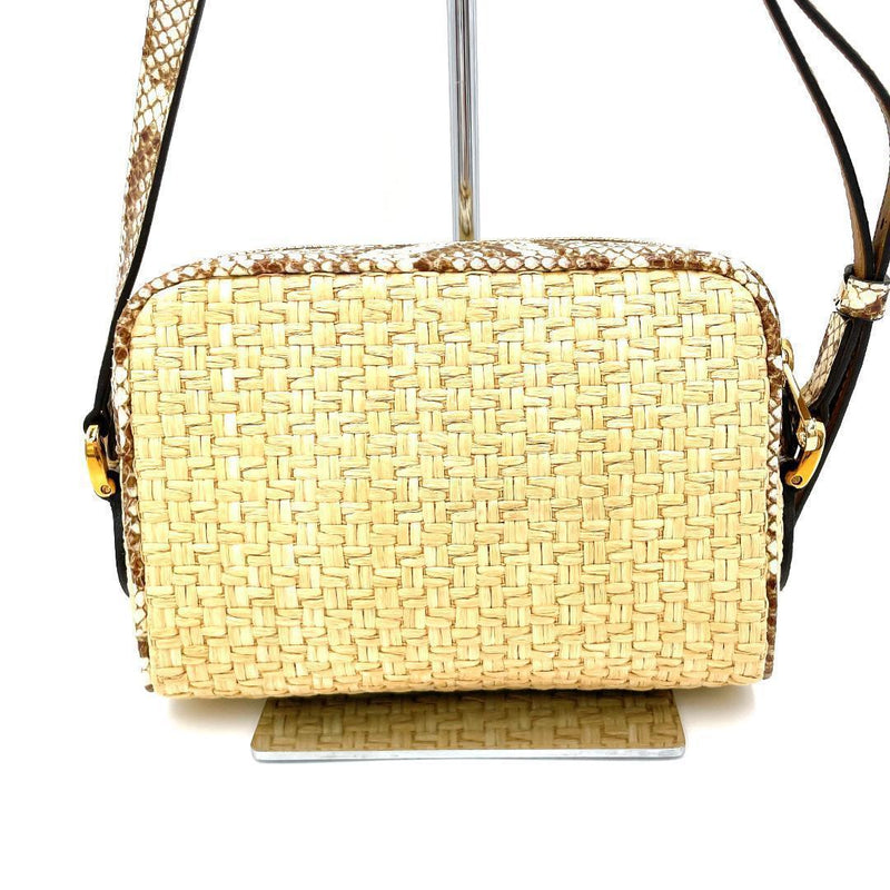 ✨️New grade rare✨️Gucci Straw GG Marmont Shoulder Bag Beautiful