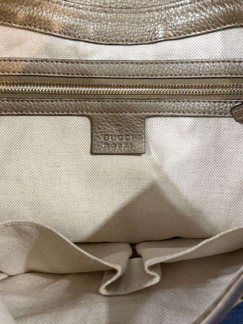 GUCCI Bella 2way Handbag GG Canvas