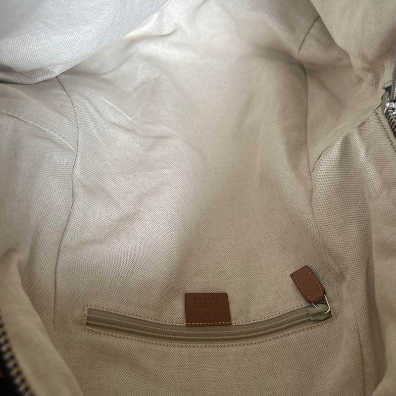 GUCCI GG Pattern Backpack Brown