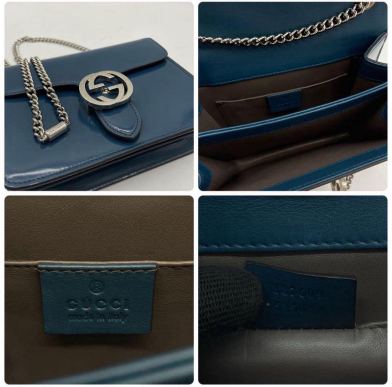 [Good condition] Gucci 2-way shoulder bag interlocking