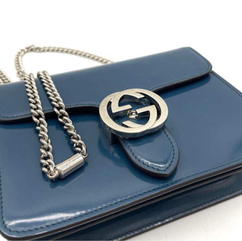 [Good condition] Gucci 2-way shoulder bag interlocking