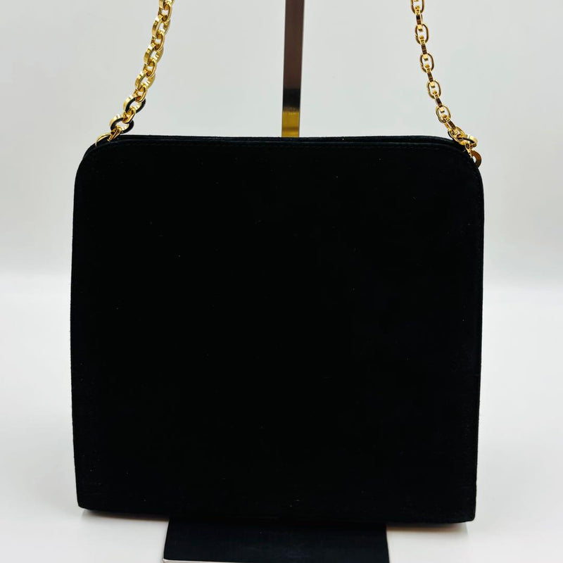 [Good condition] Salvatore Ferragamo Shoulder Bag Gancini Gold Chain